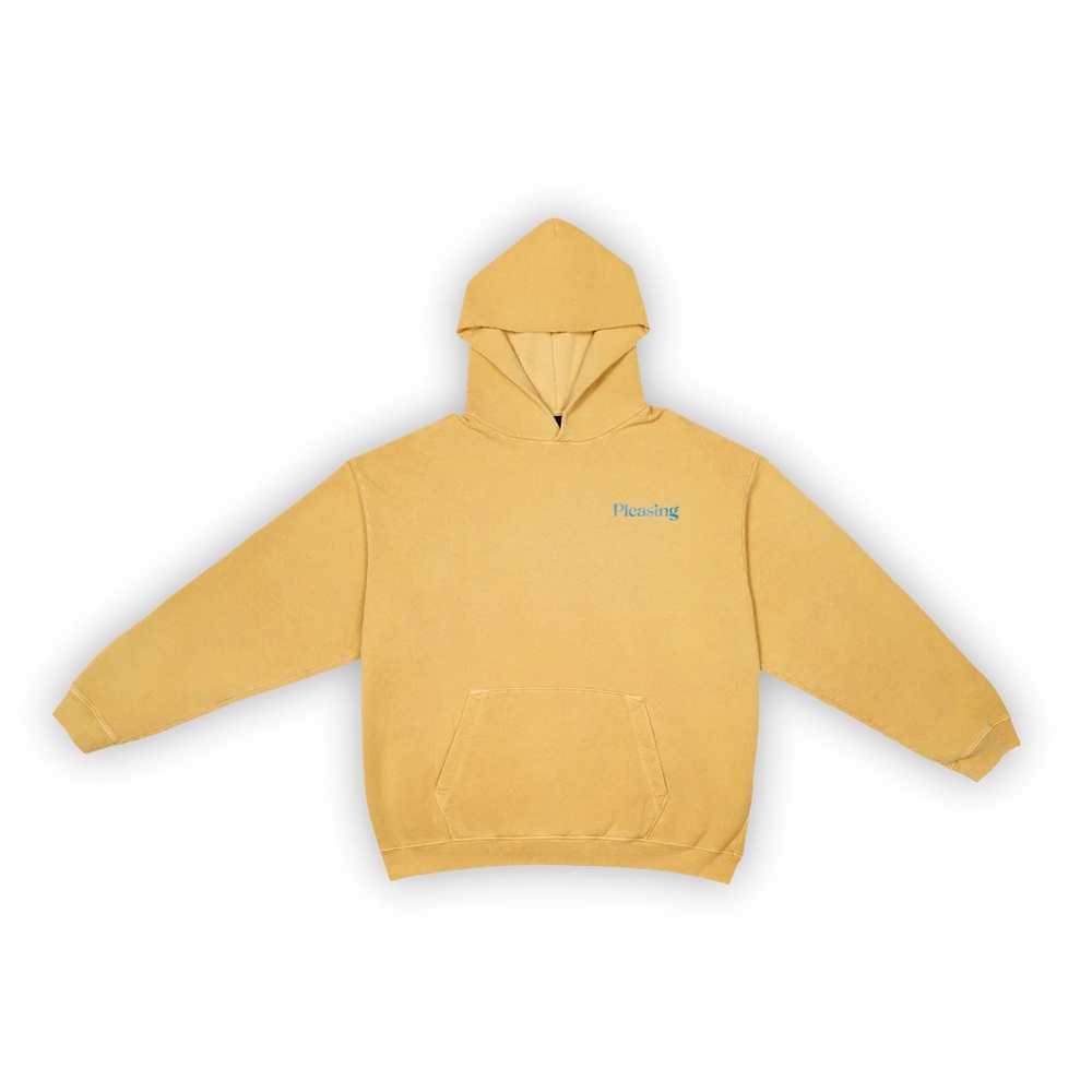 Harry Styles pleasing hoodie orange